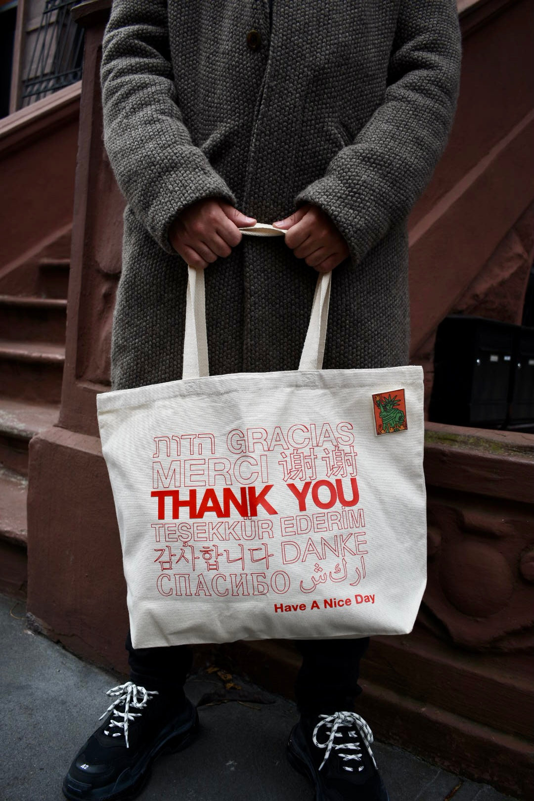 International Thank You Jumbo Tote Bag