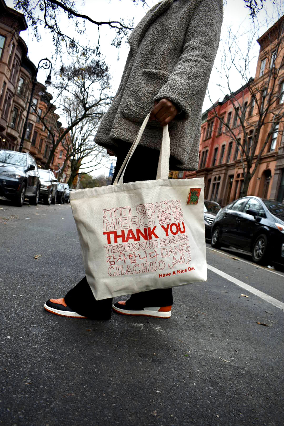 International Thank You Jumbo Tote Bag