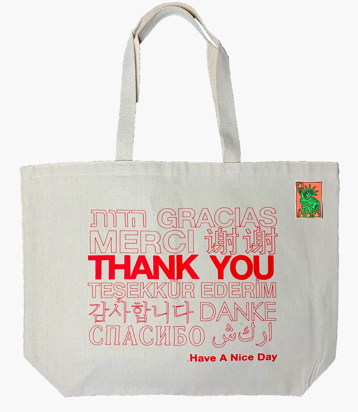 International Thank You Jumbo Tote Bag