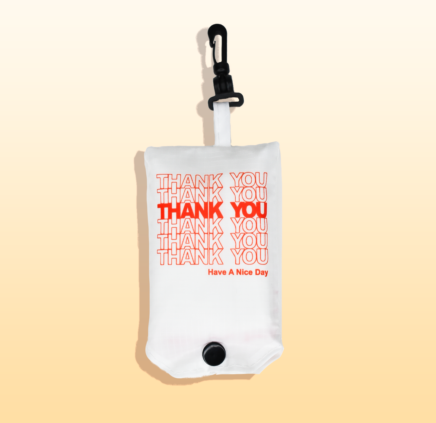 Reusable Thank You Bag                  With Keychain